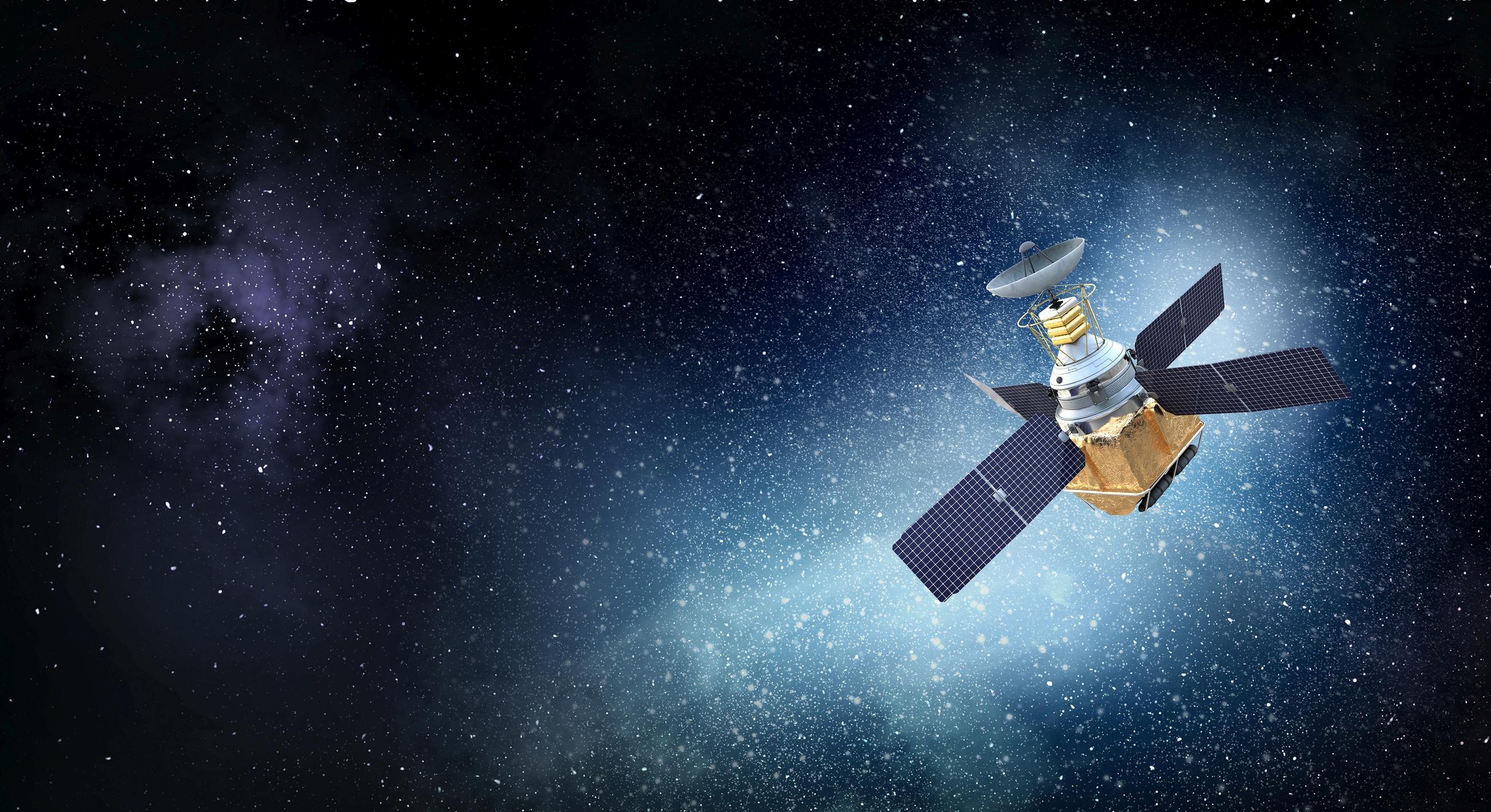 Satellit im Weltraum