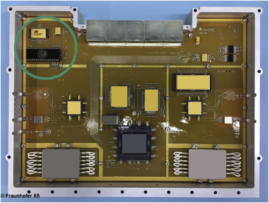 FOBP-Box des Fraunhofer IIS inkl. Strahlungssensor des Fraunhofer INT