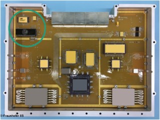 FOBP-Box des Fraunhofer IIS inkl. Strahlungssensor des Fraunhofer INT